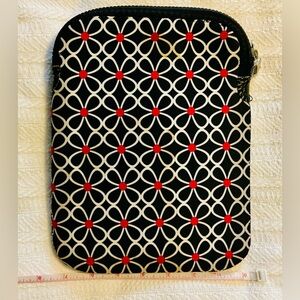 Black and Pink Tablet Sleeve 9” x 7”